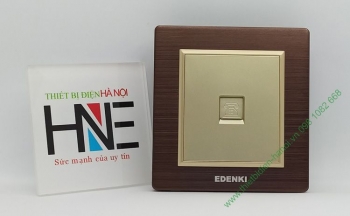 Báo giá bộ giắc cắm điện thoại đơn và mặt viền Edenki Luxury