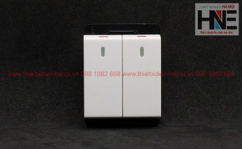 Hạt công tắc đôi một chiều phím trung