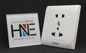 Ổ cắm đôi 3 chấu Edenki Concept