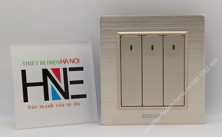 hạt công tắc 3 một chiều có đèn Led EL-103-L