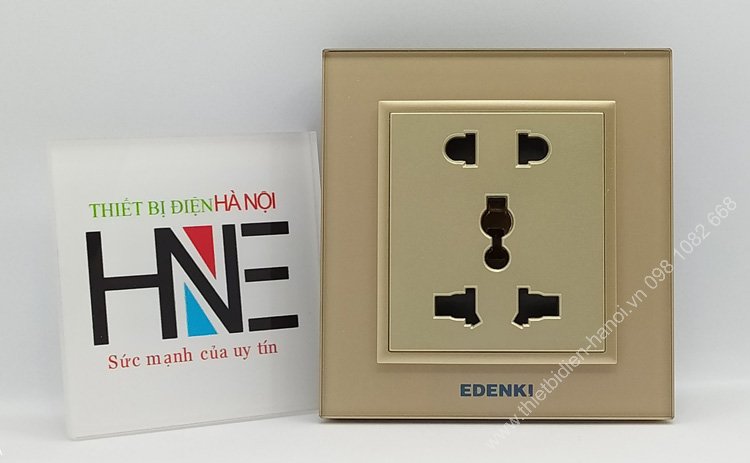 ổ cắm 3 chấu edenki